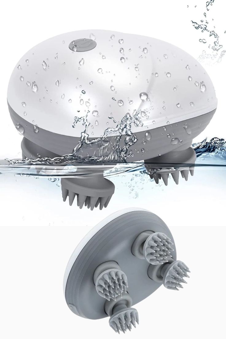 Scalp Massager, Rechargeable Electric Head Kneading Massager, 3 Speed Modes, Handheld Portable Head Scratcher Massager for Hair Growth,